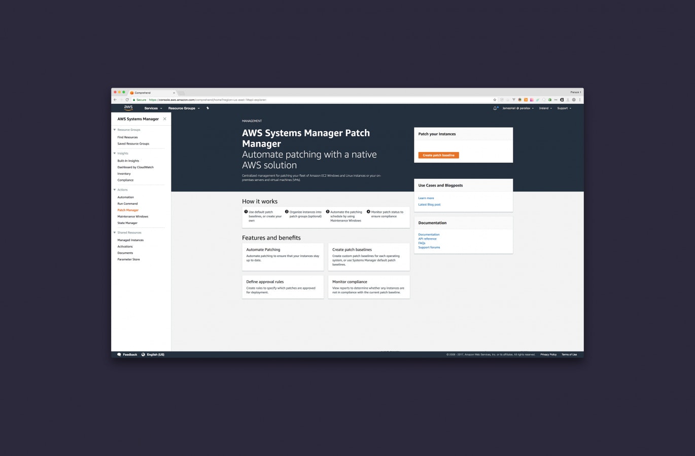 AWS Systems Manager Patch Manager